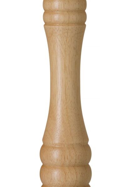 Wooden pepper mill