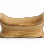 Decorative olive wood bowl