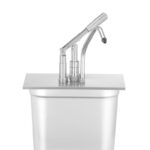 Lid with dispenser for GN containers