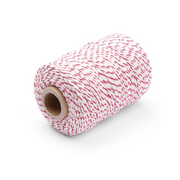 Butcher's twine red & white
