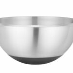 Mixing bowl with rubber base