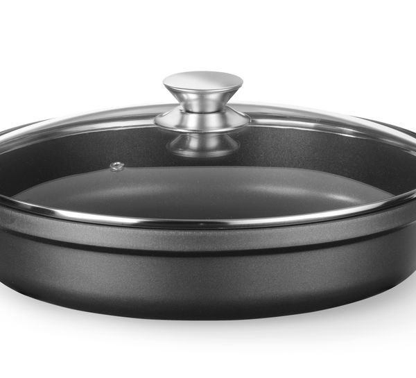 Casserole with non-stick coating