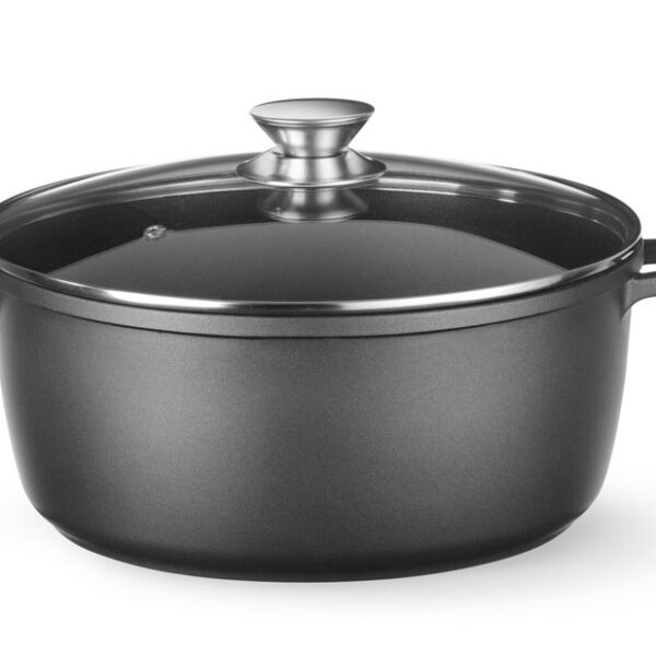 Casserole with non-stick coating