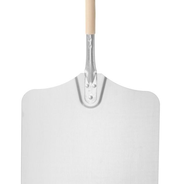 Pizza peel squared with short handle