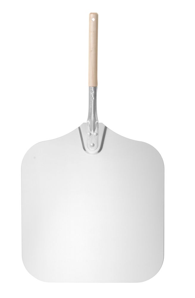 Pizza peel squared with short handle
