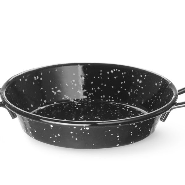 Enamelled pan