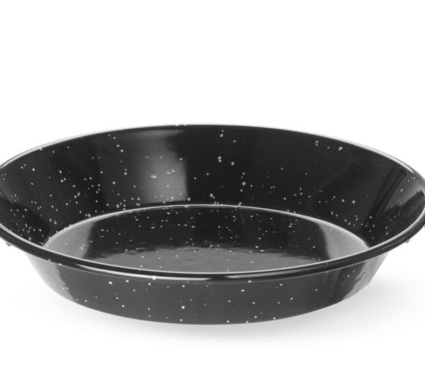 Enamelled pan