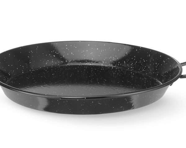 Enamelled pan