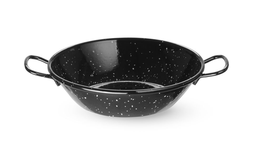 Enamelled paella bowls