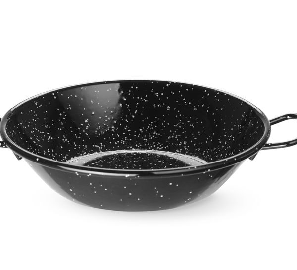 Enamelled paella bowls