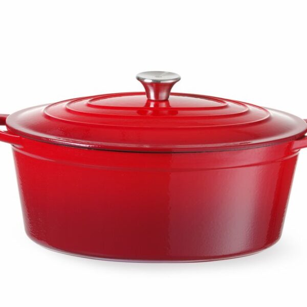 Cast iron casserole enamelled