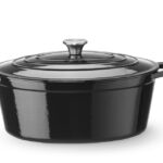 Cast iron casserole enamelled