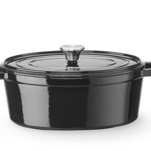 Cast iron casserole enamelled