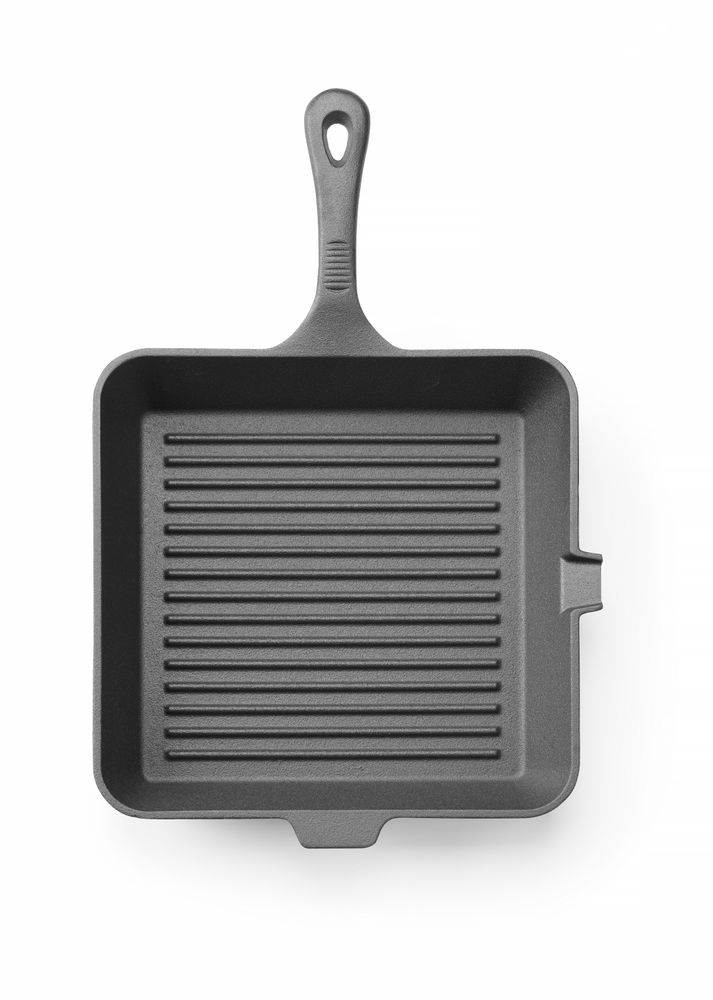 Cast iron grill pan