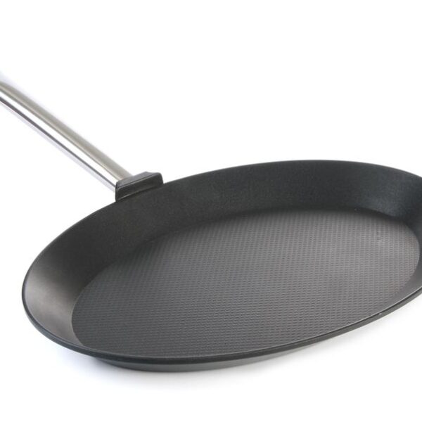 Fish frying pan - oval Titanium Professional