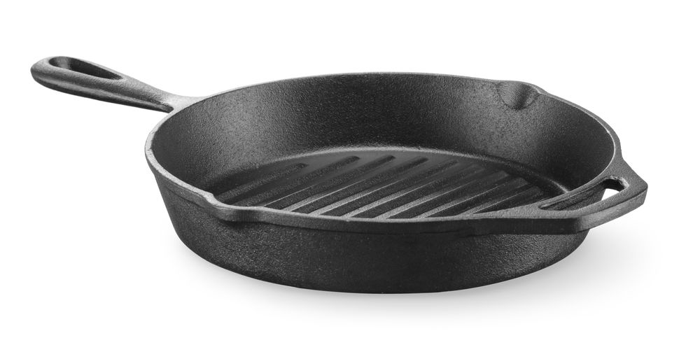 Cast iron grill pan