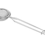 Bird's nest shaped strainer