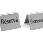 Table sign Reserved - 4 pcs