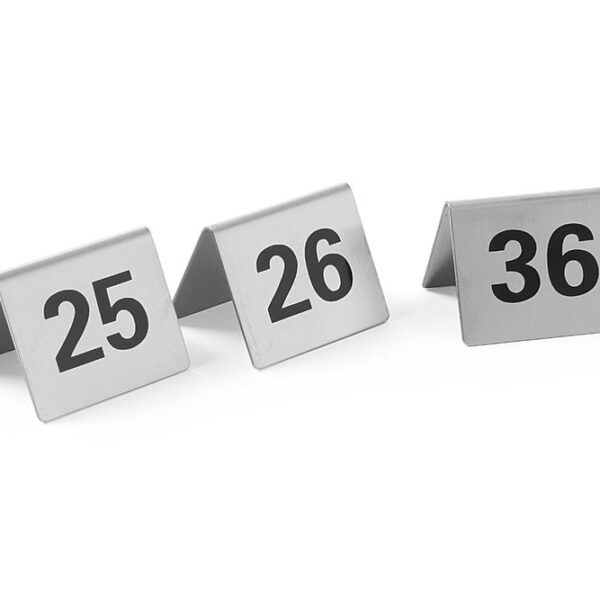 Tablestand numbers