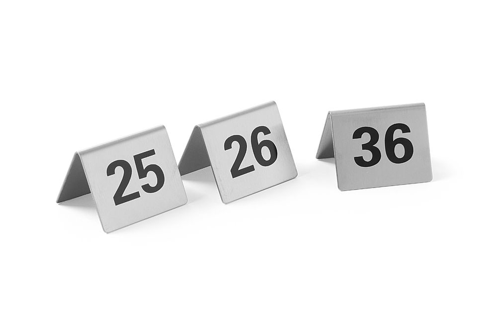 Tablestand numbers