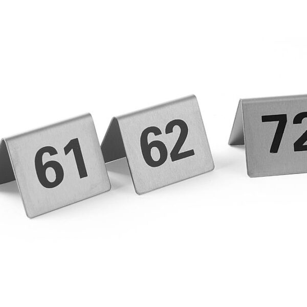 Tablestand numbers