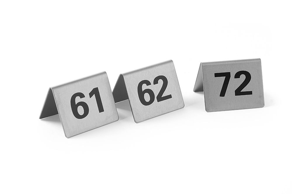 Tablestand numbers