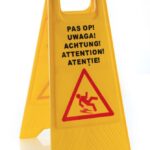 Wet floor sign