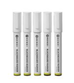 5 white markers