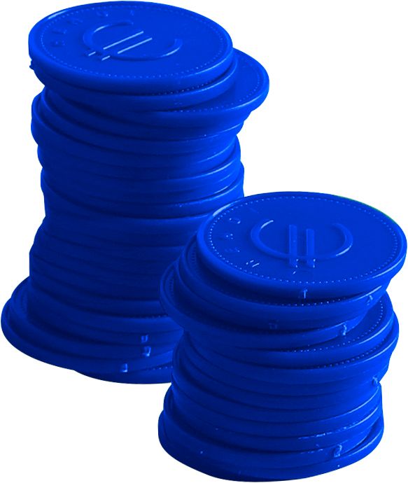 Coin tokens – 100 pcs.