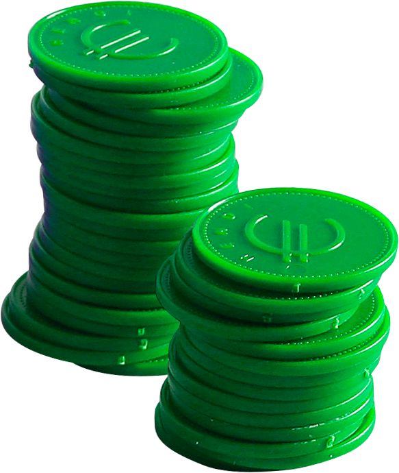 Coin tokens – 100 pcs.