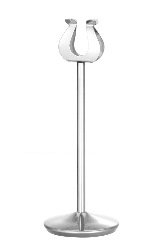 Menu card table stand