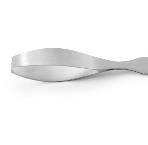 Fish bone tweezer flat head