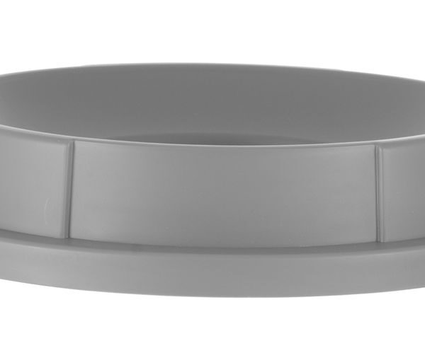 Open cover for round waste bin