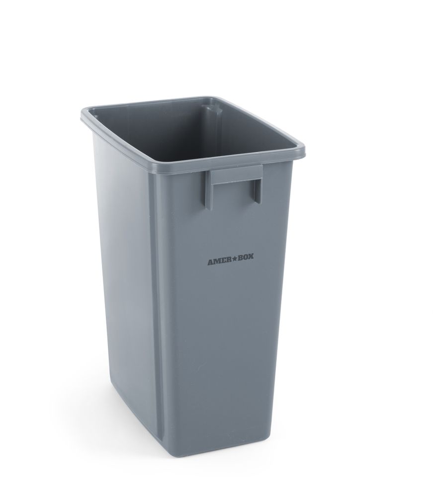 Slim waste bin