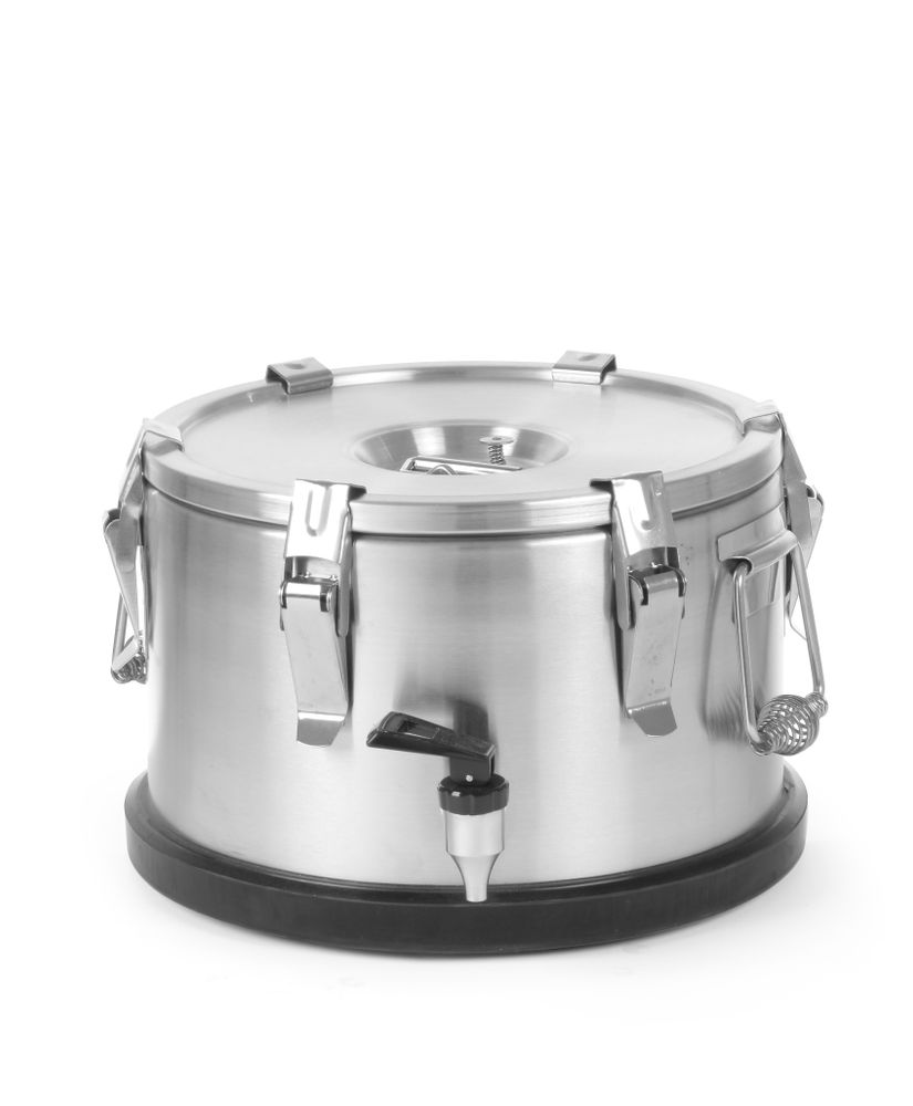 Insulated portable container – with a tap