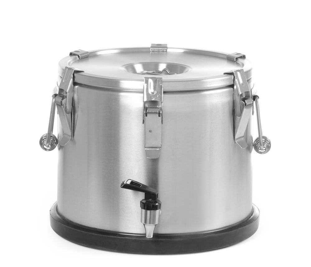 Insulated portable container – with a tap