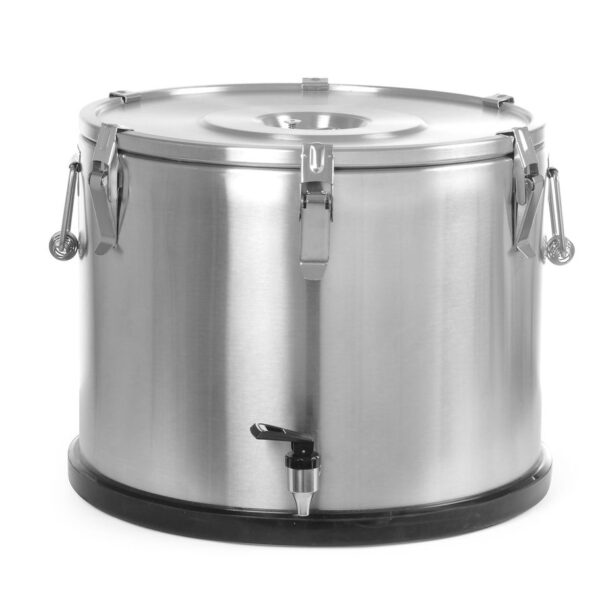 Insulated portable container – with a tap