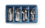 Cutlery set with tray