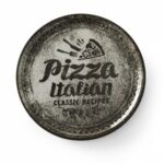 Pizza plate Recipe Collection Black