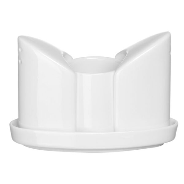 Salt & pepper shaker set with toothpick holder
