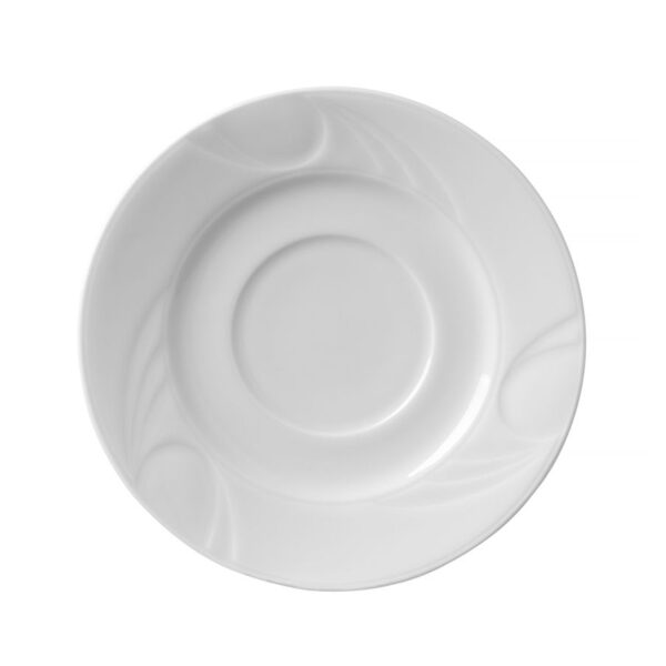 Saucer for coffee and cappuccino cup