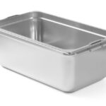 GN container with dropped handles