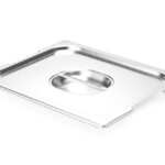 Lid for GN containers with handle recess