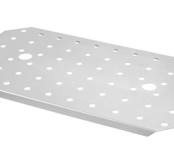 Perforated drip shelf for GN containers