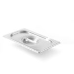 Lid for GN containers with ladle recess