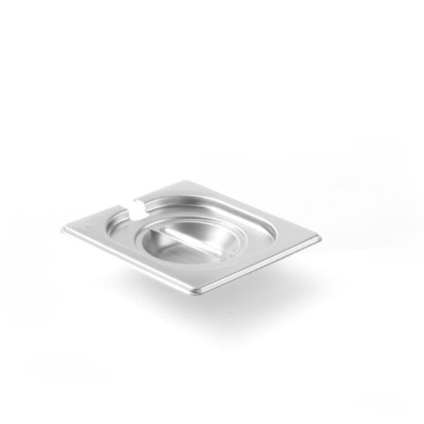 Lid for GN containers with ladle recess