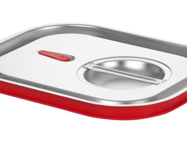 Lid for GN containers with silicone rim