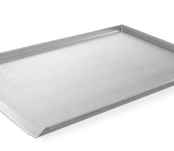 Tray perforated