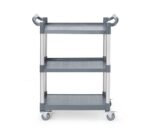 3-shelf polypropylene service cart