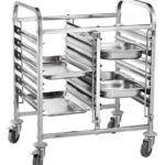 Double mobile trolley - 12 x GN 1/1